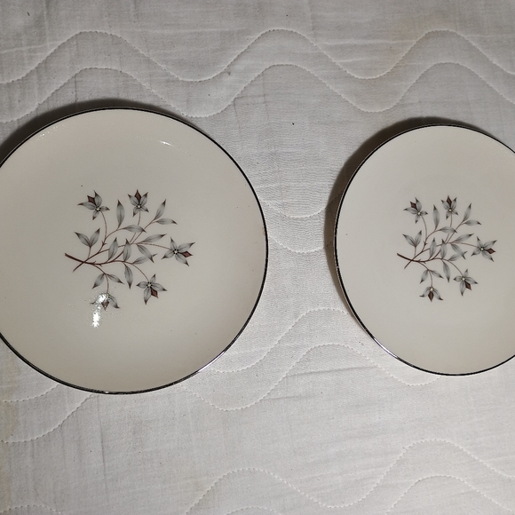 Pair of Lenox China Princess Underplate for Cream Soup bowls 7 inch - Picture 1 of 7